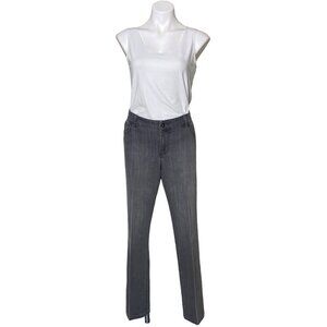 Chico’s Platinum Black Ultimate Fit Slim Leg Jeans, Women's Size 2R (L)